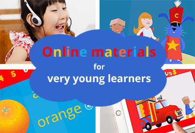 Niños practicando inglés <i>online</i>